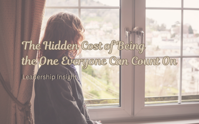 The Hidden Cost of Being the One Everyone Can Count On